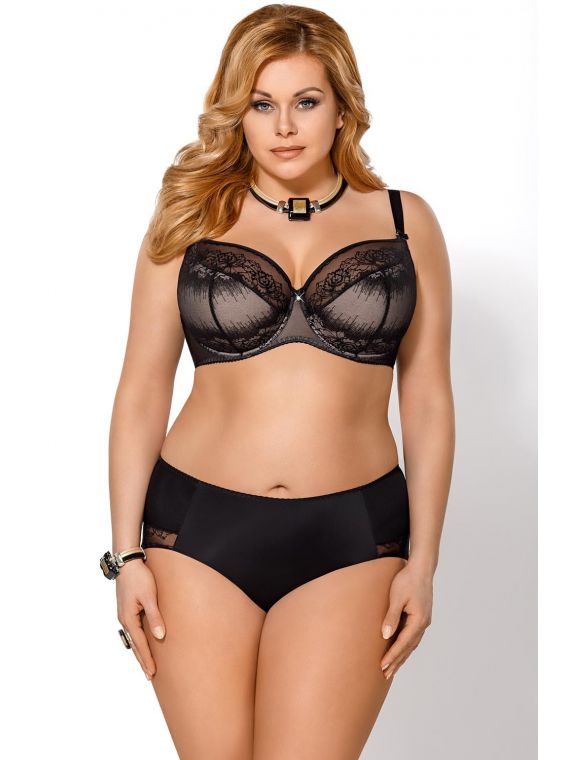 Biustonosz Semi-soft Model K383 Inga Black