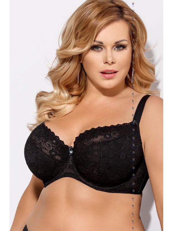 Biustonosz Semi-Soft Model K131 Bellami Black