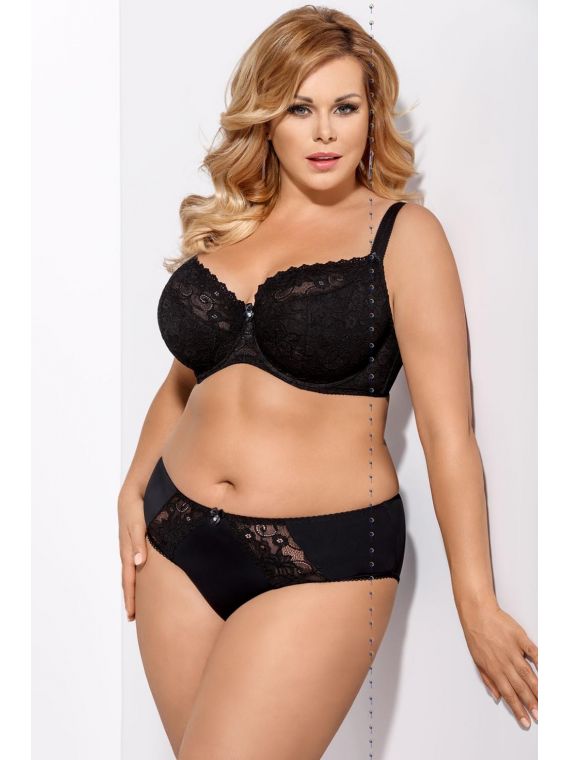 Biustonosz Semi-Soft Model K131 Bellami Black