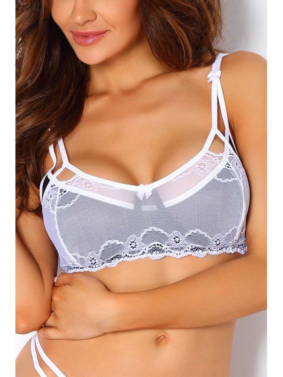 Biustonosz soft CAMPI White/Black
