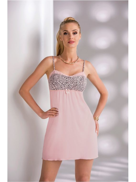 Koszula Nocna Model Marika II Dirty PinkDonna