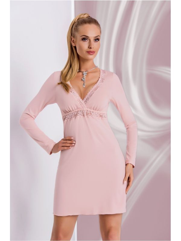 Koszula Nocna Model Ariana II Dirty PinkDonna