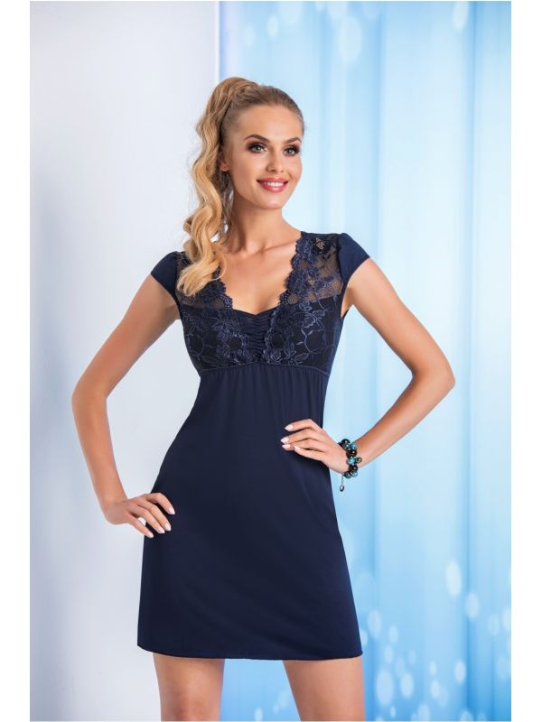 Koszula Nocna Model Taylor NavyDonna