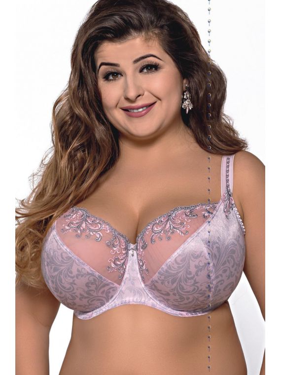 Biustonosz Soft Model K237 Lilli-Rose Pink/Grey