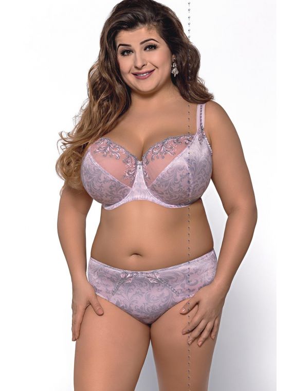 Biustonosz Soft Model K237 Lilli-Rose Pink/Grey