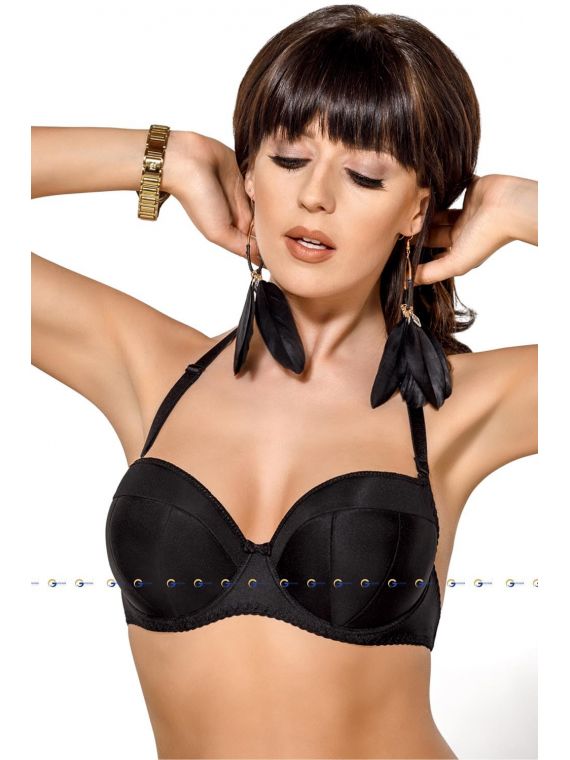 Biustonosz Push-up Model K371 Rosalia Black