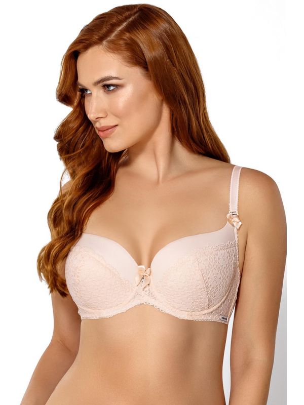 Biustonosz Usztywniany Model Valerie Big Cream