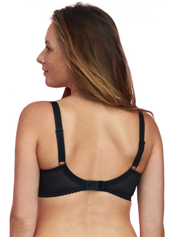 Biustonosz Semi-Soft Model 782 Caprice CZarny Motyl