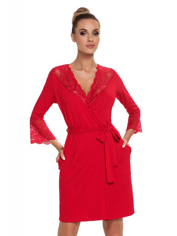 Szlafrok Damski Model Stella Red