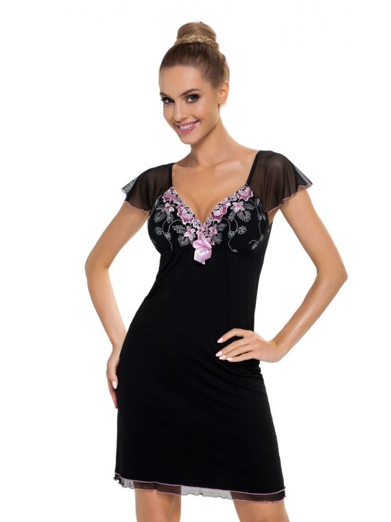 Koszula Nocna Model Regina BlackDonna