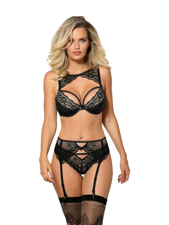 Biustonosz Push-Up Model Kena Black
