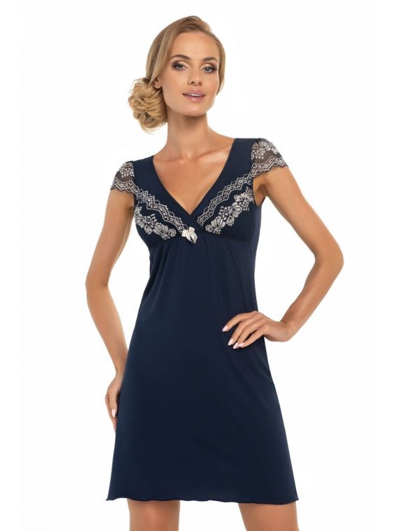 Koszula Nocna Model Aura NavyDonna