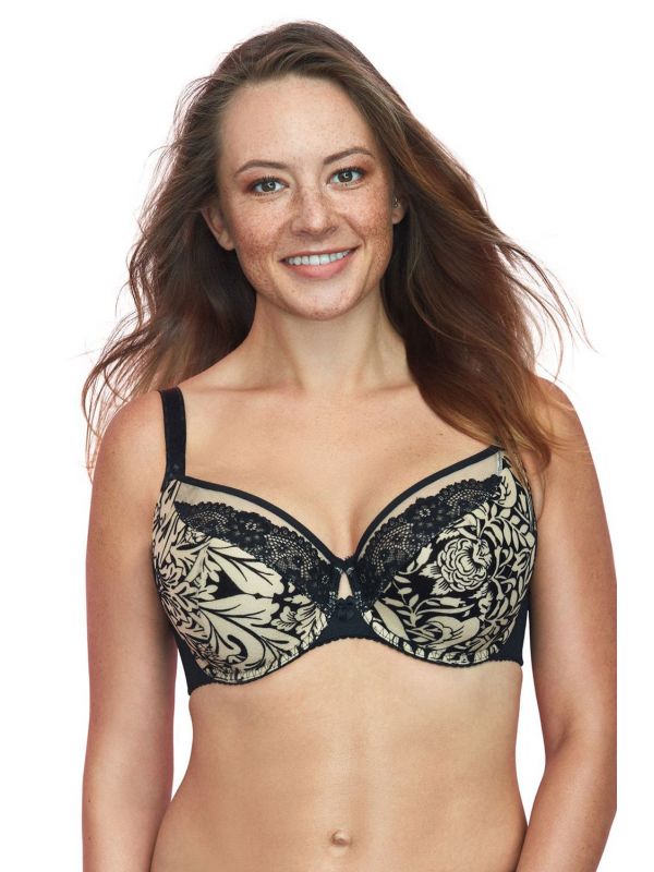 Biustonosz Semi-Soft Model 801 Viviana Beige Flock
