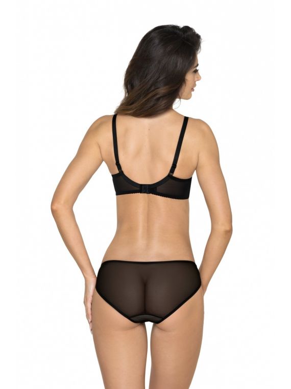 Biustonosz Usztywniany Model Audrey B4-V2 Black/Beige