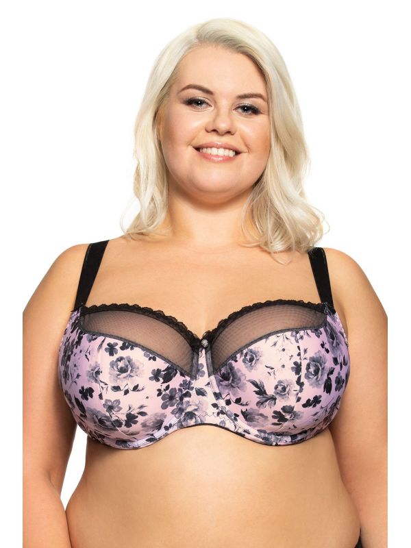 Biustonosz Semi-Soft Model 821M Daniela Maxi Dzika Róża