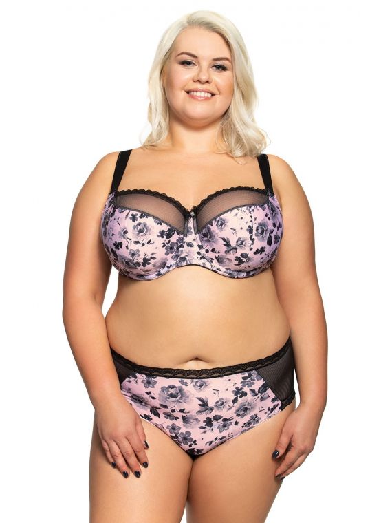 Biustonosz Semi-Soft Model 821M Daniela Maxi Dzika Róża