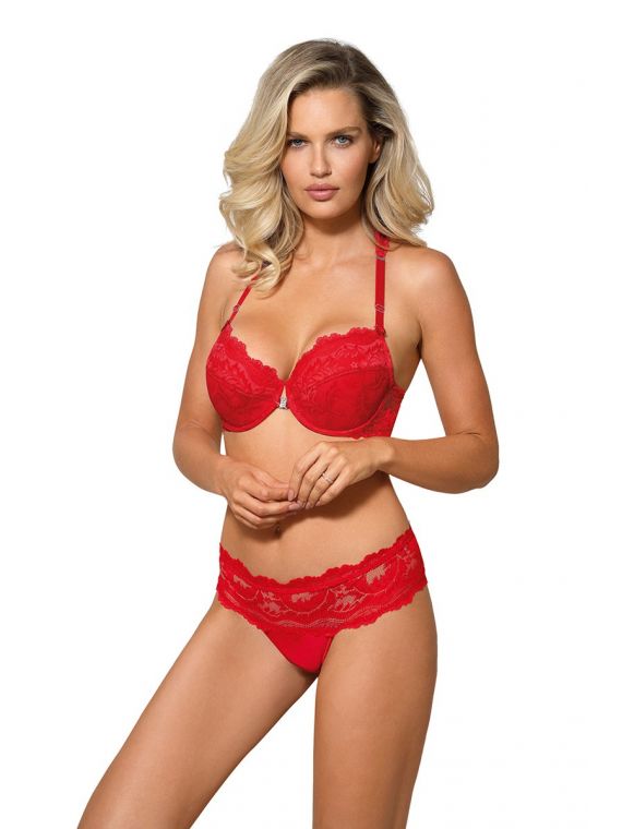 Biustonosz Push-Up Model Sefia Red