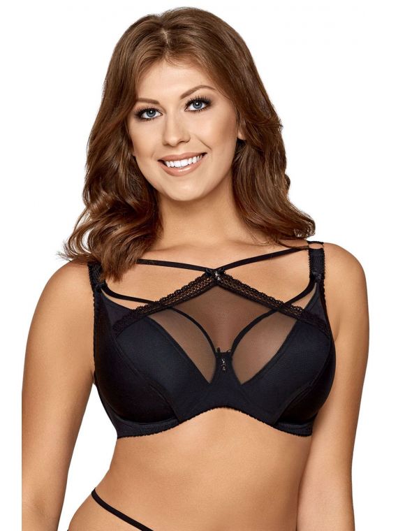 Biustonosz Soft Model 1749 Secret Kisses Black