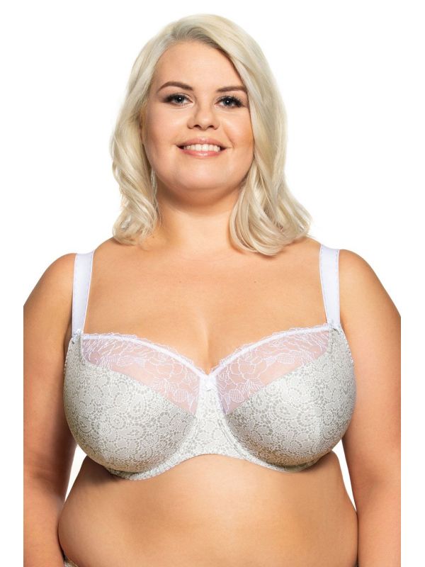 Biustonosz Soft Model 828M Alexa Maxi Ażurowy Wzór