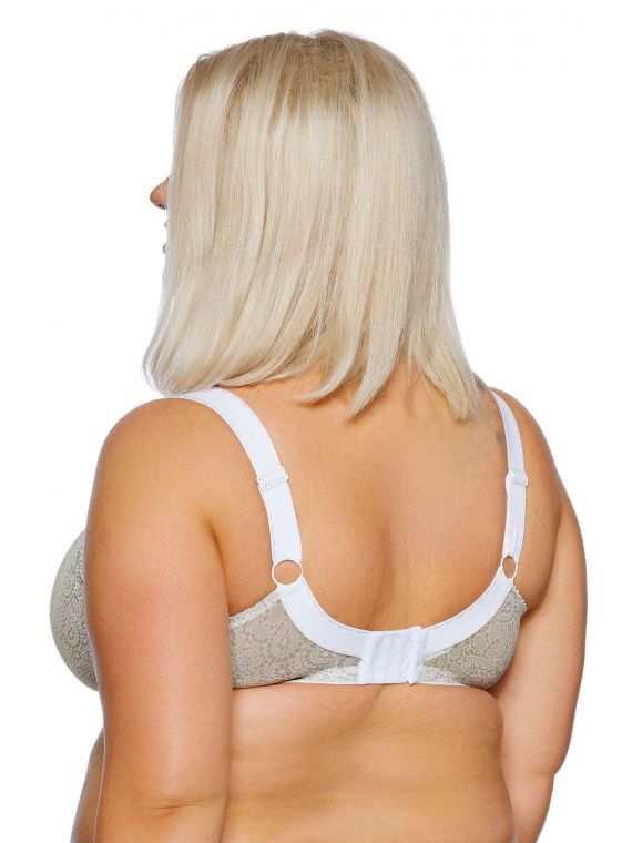Biustonosz Soft Model 828M Alexa Maxi Ażurowy Wzór