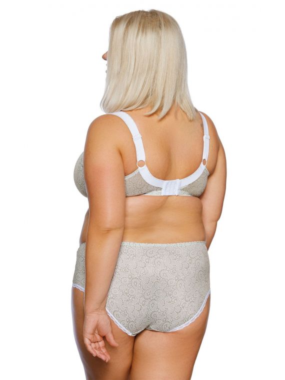 Biustonosz Soft Model 828M Alexa Maxi Ażurowy Wzór