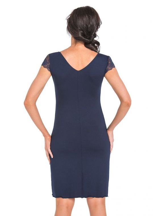 Koszula Nocna Model Hana NavyDonna