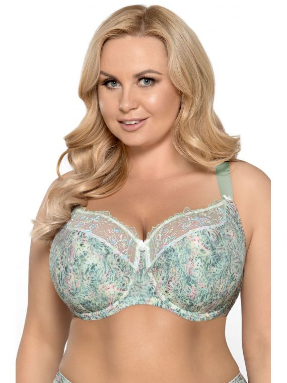 Biustonosz Semi-Soft Model 763M Laurisa Maxi Seledynowy Miraż