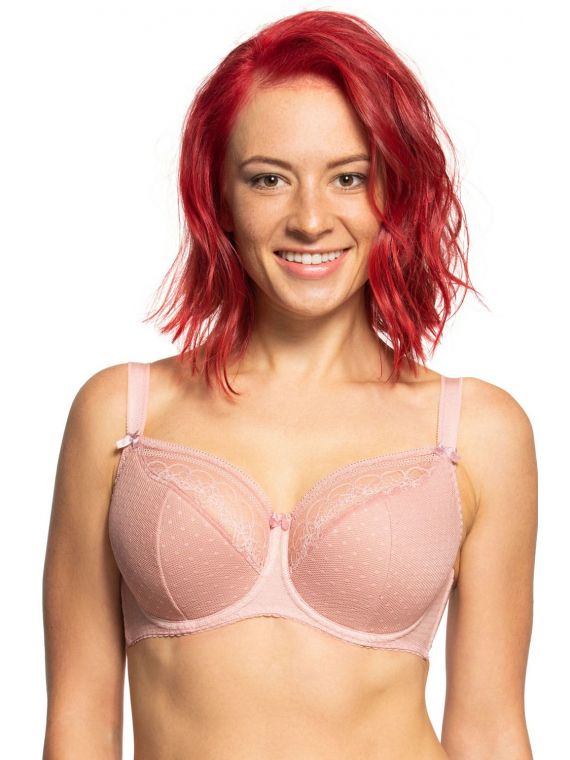 Biustonosz Semi-Soft Model 810 Cleo Powder Pink
