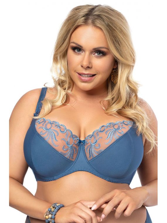 Biustonosz Soft Model K486 Blue Tatoo Blue