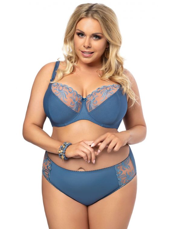 Biustonosz Soft Model K486 Blue Tatoo Blue