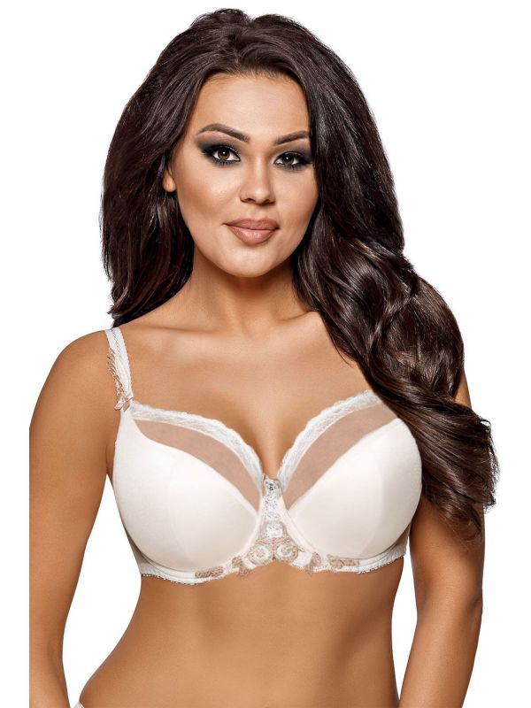 Biustonosz Semi-Soft Model 1823 Eveline Ecru