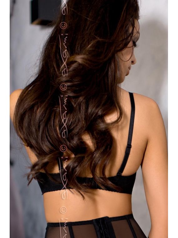 Biustonosz Push-up Model V-5721 Amber Black/Beige