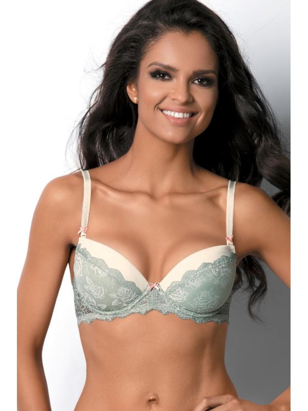 Biustonosz Push-up Model 2403/11 Ophelie Milk/Green