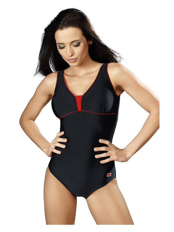 Kostium Kąpielowy Model Anika Max Black/Red