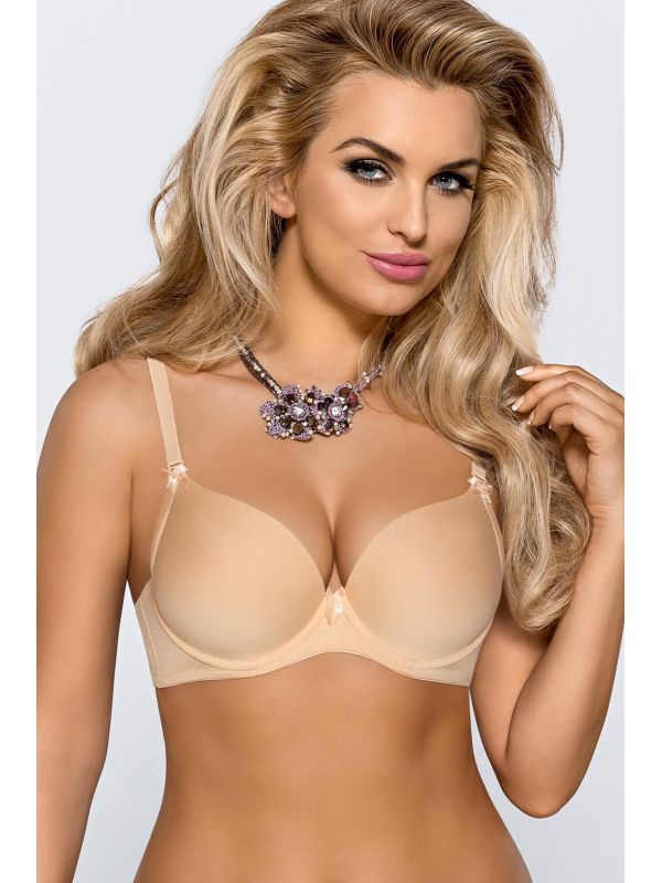 Biustonosz Push-up Model Ida Beige