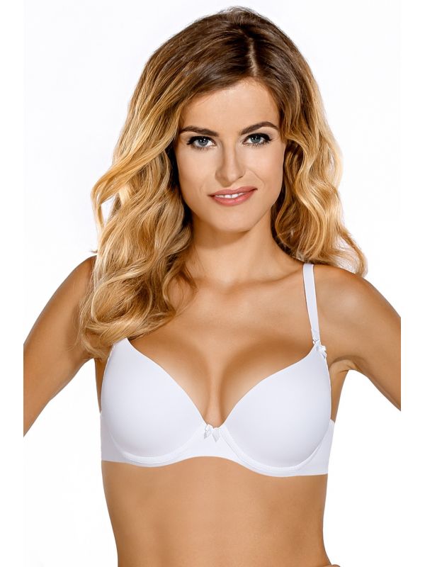 Biustonosz Push-up Model Ida White